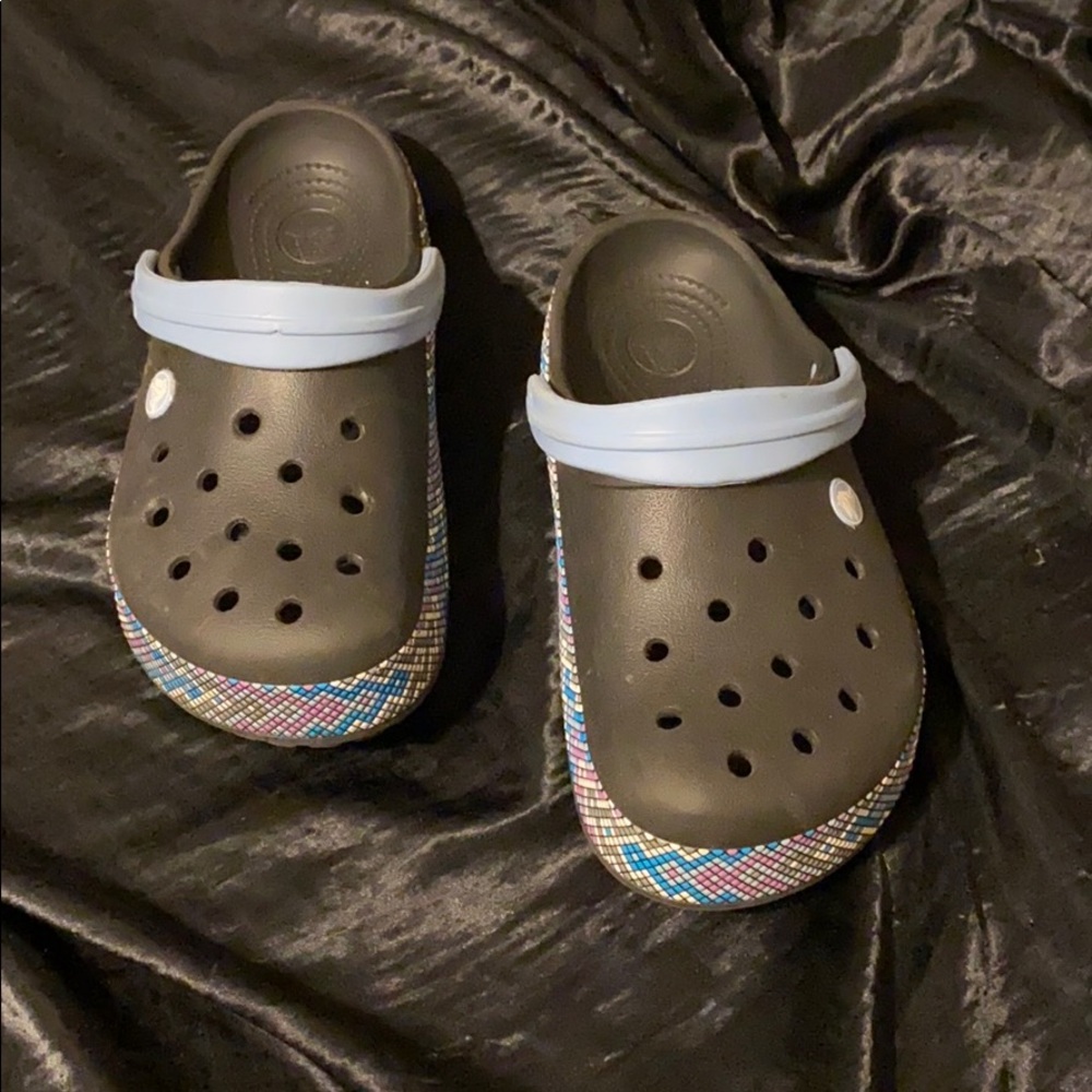 Blue crocs